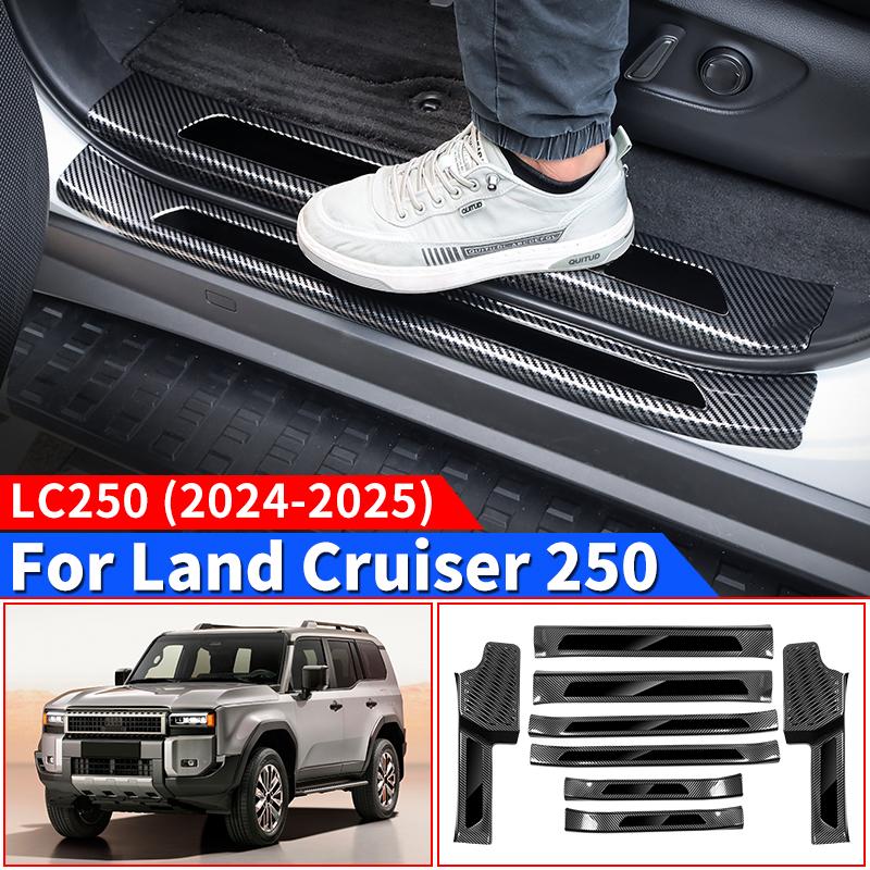 APA1 For Toyota Land Cruiser 250 2024 2025 Prado LC250 1958 First Edition Threshold Decoration Protection Cover,Interior Accessories