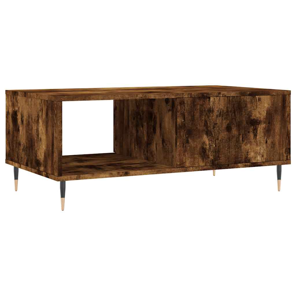 Coffee Table Smoked Oak 90x50x36.5 cm Particleboard