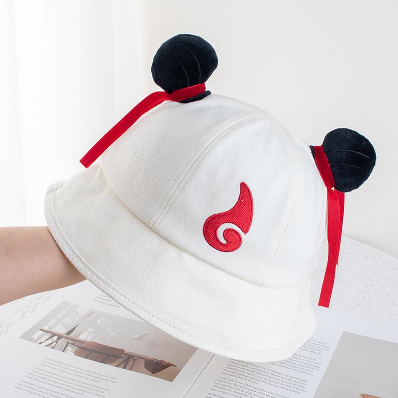 Cute Round Head Design For Men And Women Meatball Shaped Fisherman Hat For Summer Outdoor Leisure And Sun Shading