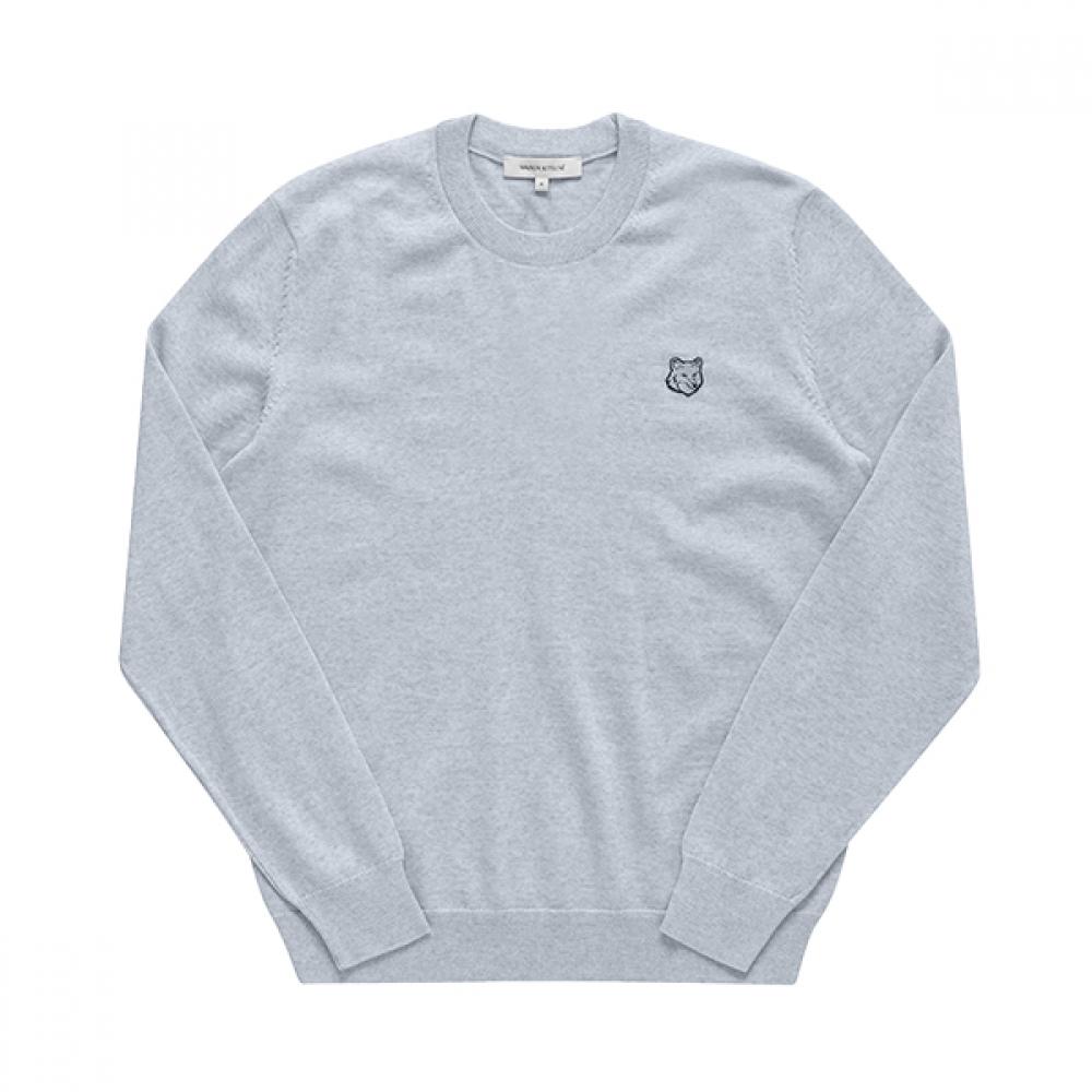 

Maison Kitsune Mm00815kt1036 H410 Bold Fox Head Patch Mens Knit MM00815KT1036 H410 (XL)