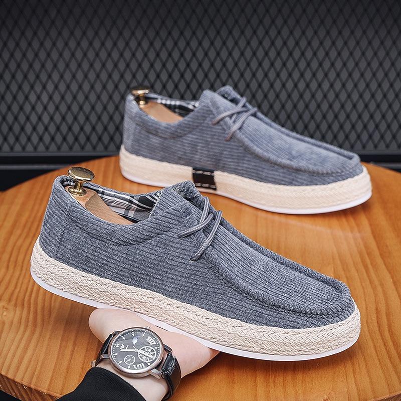 

Autumn new men s casual single shoes flat-soled sailing shoes soft-soled lightweight fisherman shoes sports board shoes 39