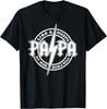 Papa Wie Ein Opa Vatertag Schaukelstuhl Papa Rockmusik Herren T-Shirt
