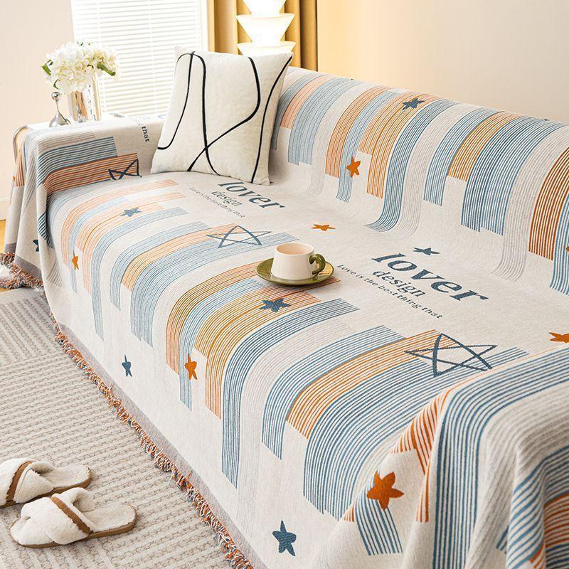 Žinylka Four Seasons Potah na pohovku ručník Ins Style Potah na pohovku All-Inclusive Univerzální potah na pohovku Univerzální protiskluzový potah na ručník