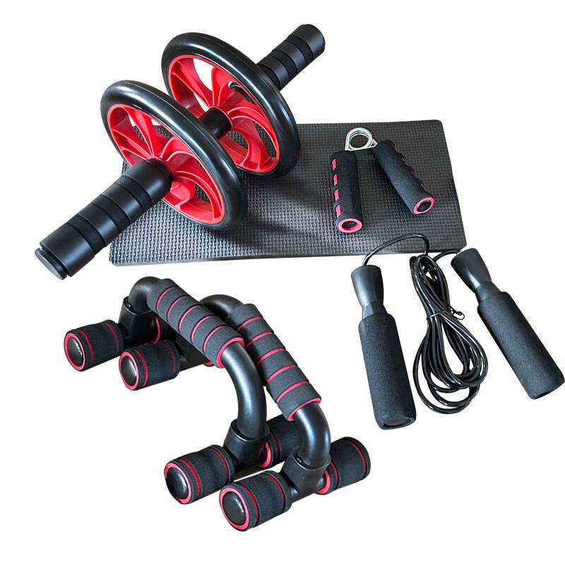 Jun Shi Ab Roller 4-in-1 Fitness Kit
