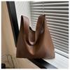 Spring New Korean Texture Trend Fashion Minimalist Casual Shoulder Tote Bag Women