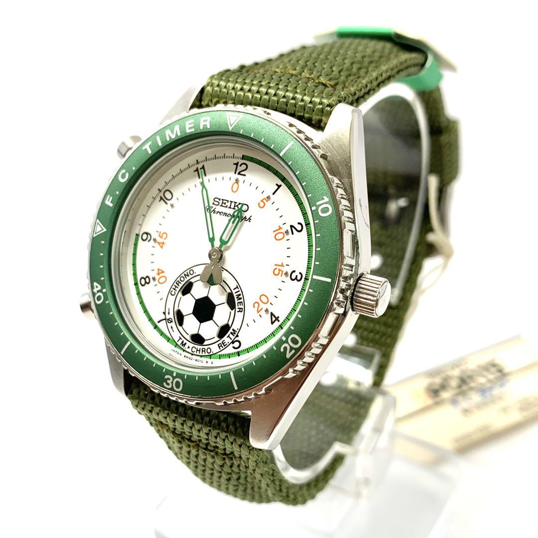

[USED] R7-2937 SEIKO 8M32-6010 F.C. TIMER Green