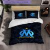Olympique Lyonnais FC Themed Bedding 3Pcs Duvet Cover Set Decorative Bed Linen For Teen Room Home Decoration