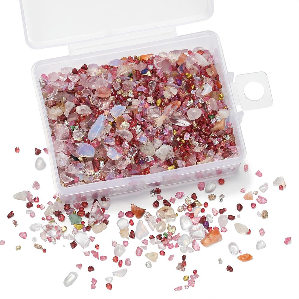 50g/Box Mixed Glass Crystal Crushed Stone Epoxy Resin Fillers Material for DIY Resin Jewelry Making Accessories Nail Art Crafts
