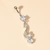 New Zircon Navel Navel Navel Navel Ring Various Piercing Jewelry 