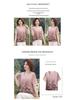 2025 Summer Short-Sleeve Chiffon Blouse for Middle-Aged and Elderly Women - Fashionable Printed T-Shirt Top