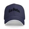 Los Santos Schwarze Baseballkappe Klassischer Streetstyle Gesticktes Logo Verstellbare Snapback-Kappe für Urbane Mode-Enthusiasten