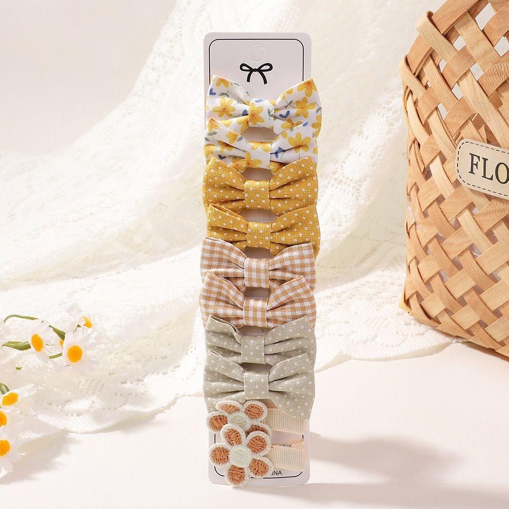 Double Ponytail Children's Headwear Full Coverage Fabric Bowknot Head Rope For Baby