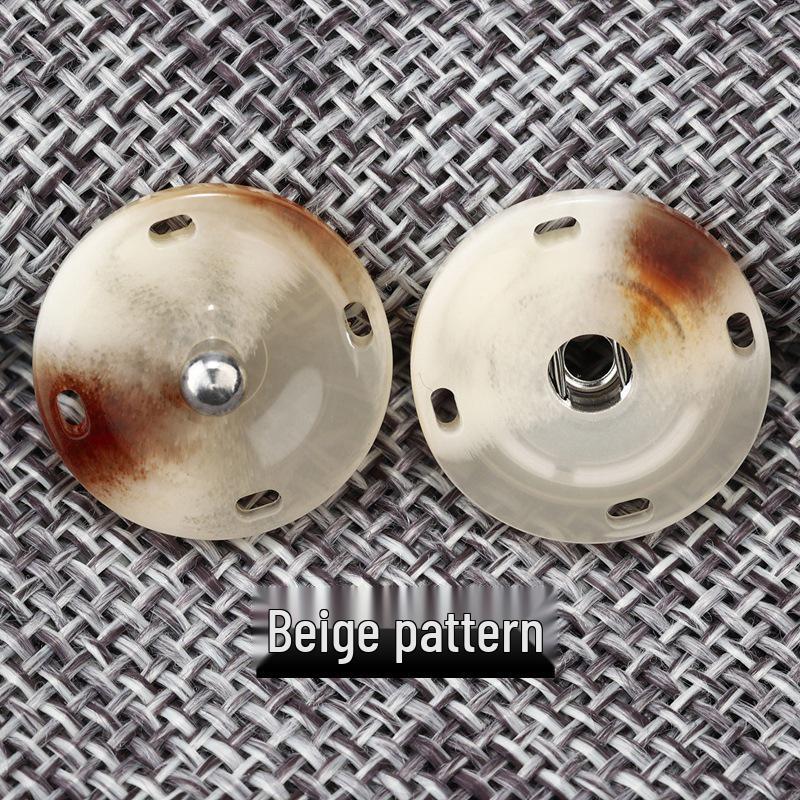 

Coat Resin Snap Buttons for Knitwear, Jackets, and Cashmere Sweaters - Invisible Mother-Son Buckle Press Stud Pattern