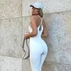 Collant Halter da Donna, Senza Schiena, Tute Sexy Scollate, Pantaloni a Zampa di Elefante, Tute con Fianchi Scoperti