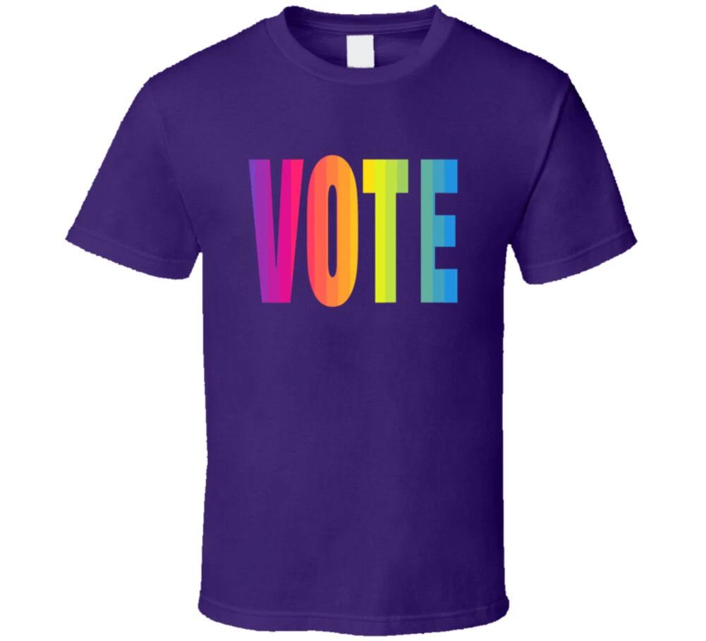 Vote Rainbow T Shirt S