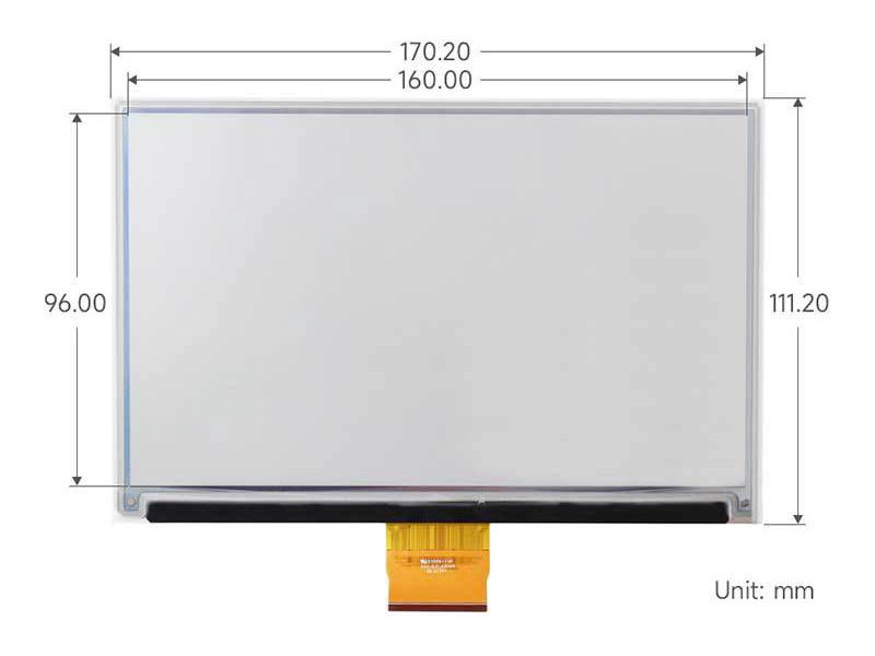 7.3" 6-Color ePaper Display for Arduino/Raspberry Pi/STM32/Jetson