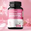 Cápsulas do Complexo de Inositol Pslaloe, contendo MIO e D-Quíro inositol, combinados com ácido fólico e vitamina D3, para apoiar o bem-estar diário.
