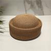 Retro Style Painter Beret Artistic Design Woven Straw Hat Elegant Straw Sun Hat  Women