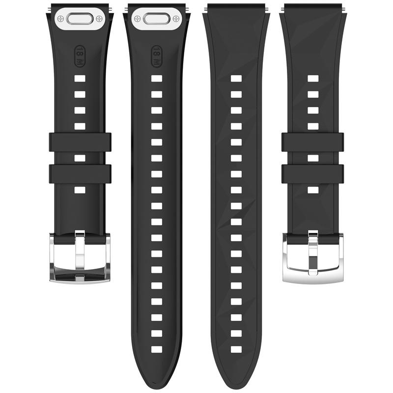 Silikonový řemínek pro Huawei Watch GT 6/GT 4 41MM pro Huawei Watch GT5 Pro 42MM Vyměnitelný náramek Univerzální 18MM