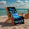 Custom Name Ultra-Soft Beach Towel with 67 Theme,Ideal for Pool - Camping, Diving - Perfect Travel Essential, Vibrant Beach Towel.