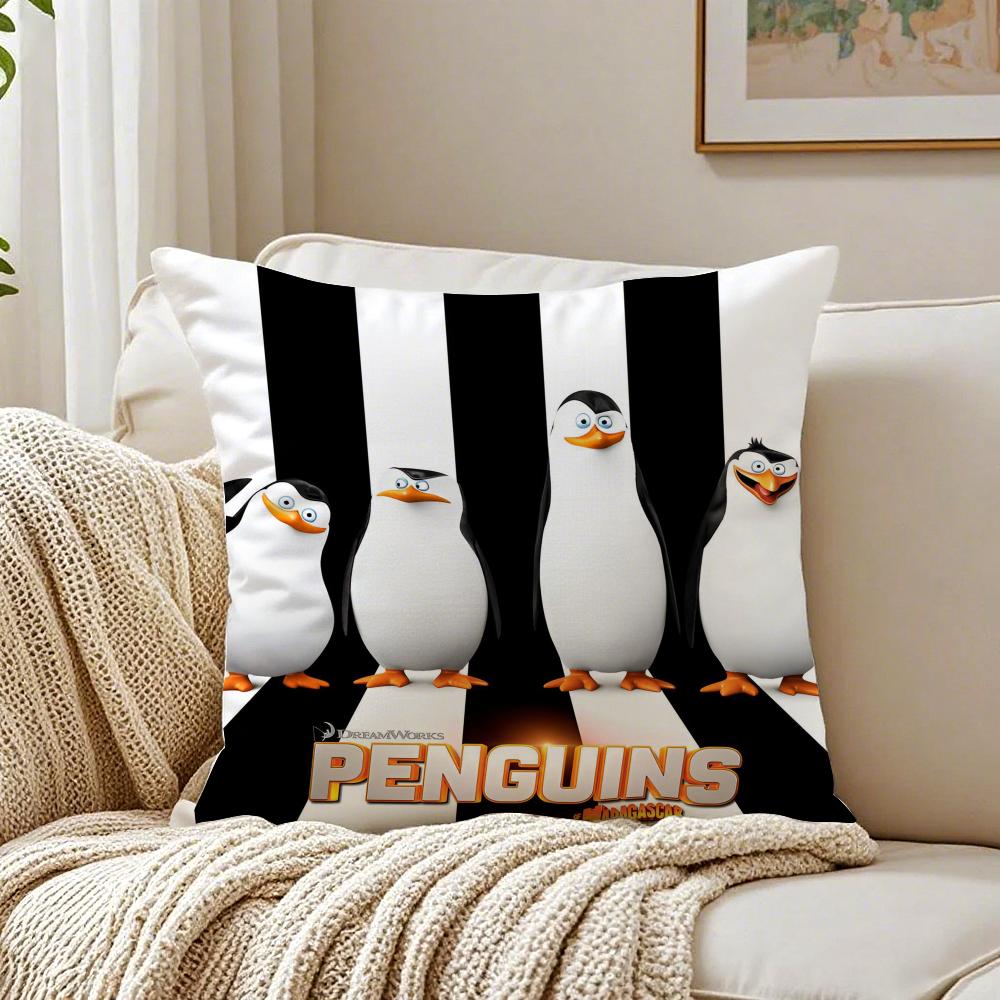

Funny American Movie MMadagascar Cushion Cover Pillowcase Antidustmite living Room Sofa Decor Cushion Room 30X30cm