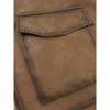 Levis FW24 Performance Warm Fleece Series Faux Shearling Jacket With Adjustable Zipper Men Jacket Brown 002NB-0000