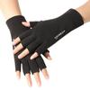 Autumn Winter German Velvet Warm Gloves Half Finger Gloves Semi-Finger Short Mittens Riding Gloves