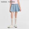 Balabala Girls' Denim A-Line Mini Skirt