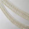 3Yards/Lot White Black Large Water Droplet Pearl Tassel Handmade DIY Lace Trim Wedding Dress Hat Headwear Hanfu Decorative