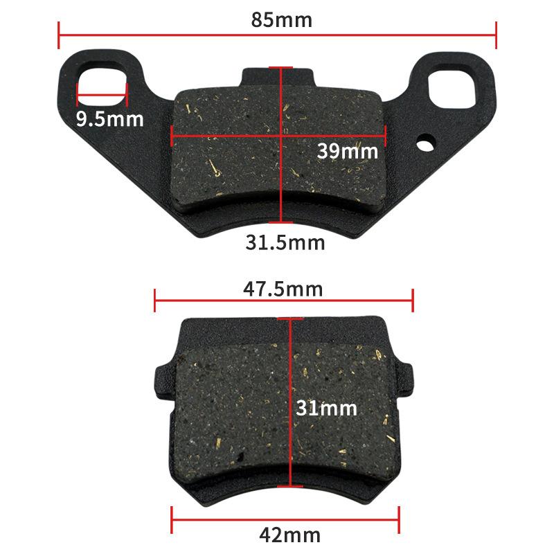 Motorcycle Atv Scooter Brake Pads Set Motorbike Brake System Accessories Pit Dirt Bike Brake Pad
