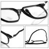 Ultralight TR90 Women's Fashion Polygon Eyeglass Frame with No-Feel Nose Pads, Prescription-Compatible, Large Face Fit