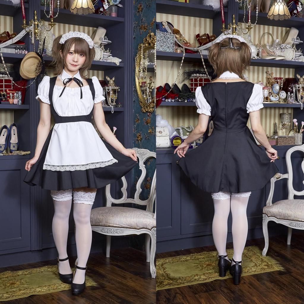 Clearstone Closet Cosplay Halloween Girly Maid Black Shelly's Women's
