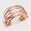 Trendy European & American Semi-Circular C-Shaped Hollow Bracelet - Stylish All-Match Hand Jewelry