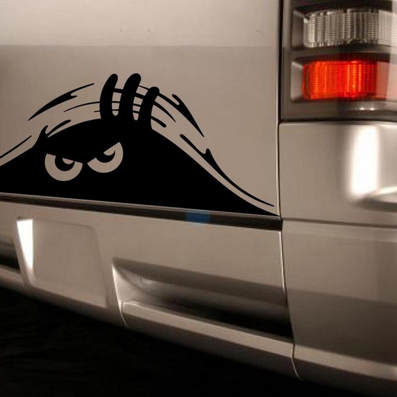 Bilklistremerke Kreativt morsomt vinyldekal-klistremerke Trim Vanntett bildekorasjonstilbehør 3D Car Creative-klistremerke