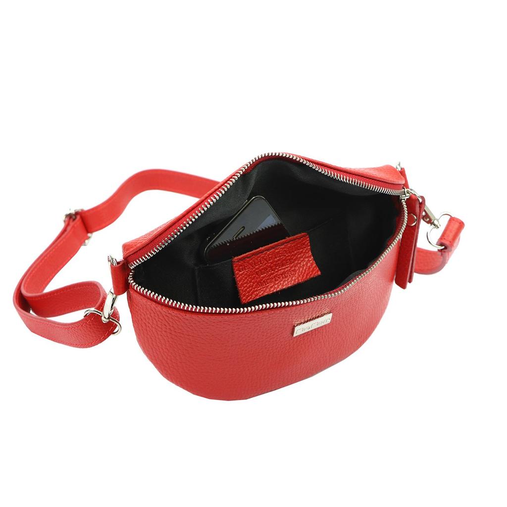 Läder midjeväska axelväska dam MiaMore