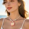 Adjustable Cord Necklace with Handcrafted Beads and Playful Pendant, Casual Statement Jewelry for Daily Outfits
