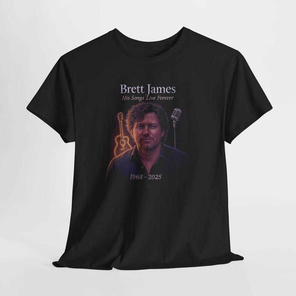 Memorial Shirt In Memory of Brett James Unisex Cotton Tee Remembrance Unisex T-Shirt S