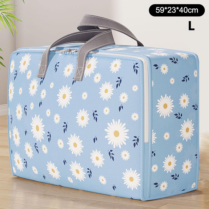 

Сумка для хранения одеял, большая вместимость, сумка для хранения одежды, утолщенные складные сумки для переезда с ручками L