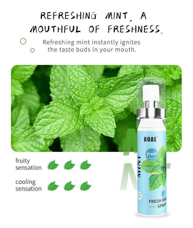 English Version Probiotic Oral Freshening Spray – Portable, Long-lasting Fragrance Mouth Freshener