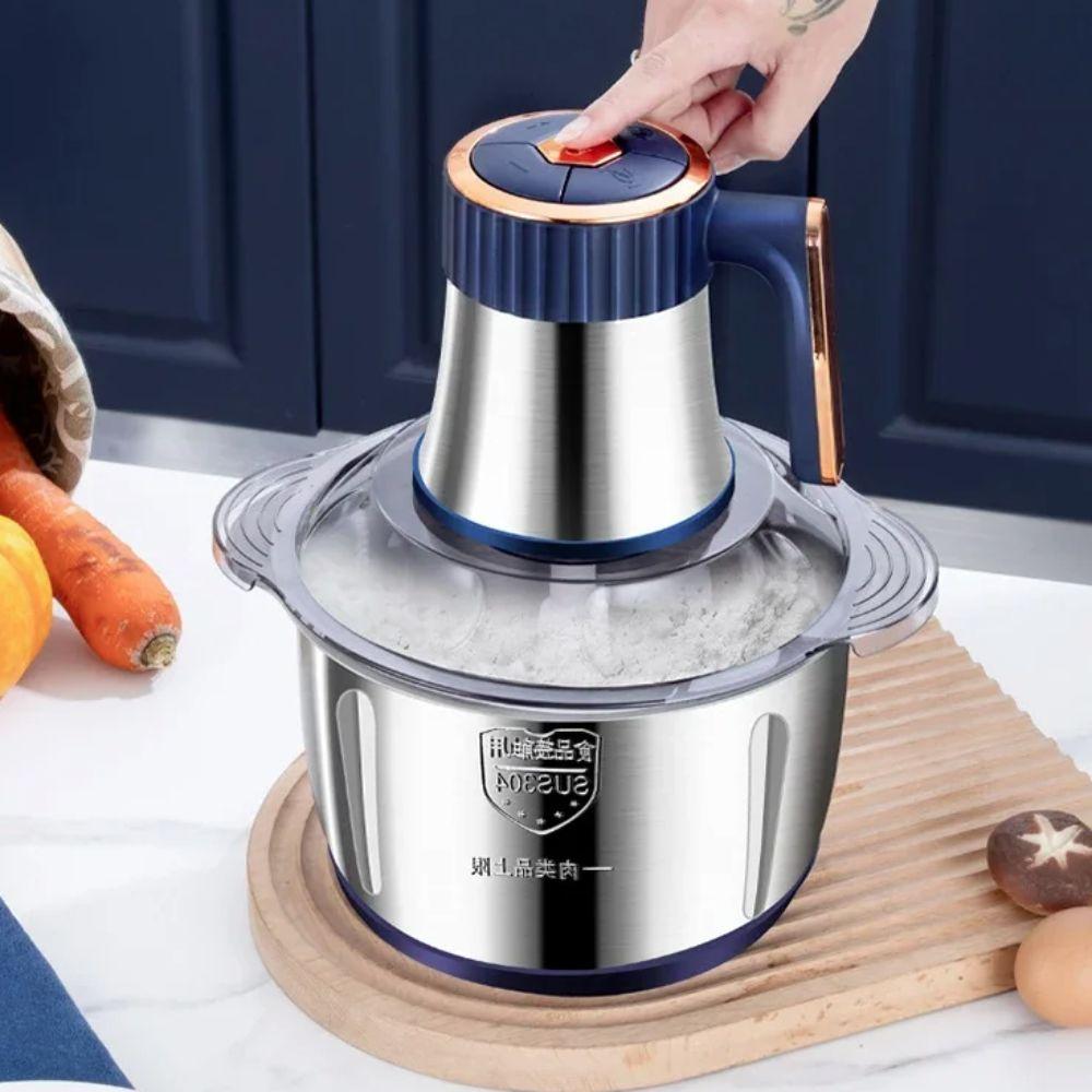 5L Electric Meat Grinder Large Capacity Food Chopper Mincer Food Shredder  Complementary Food