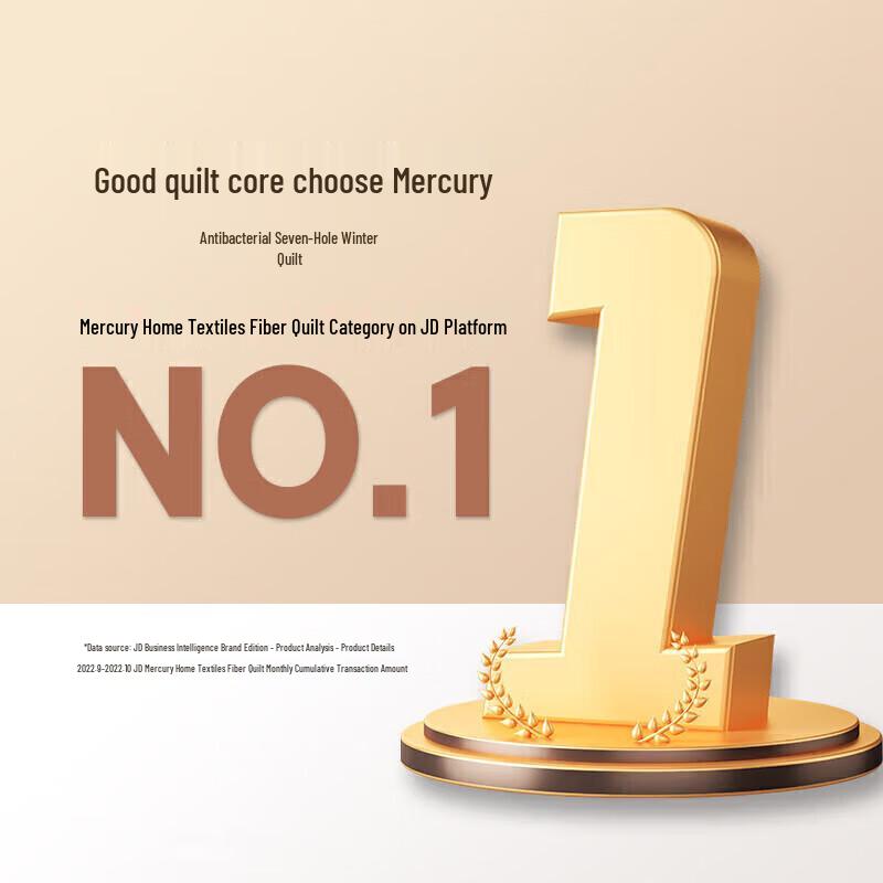 Mercury Antibacterial Seven-Hole Fiber All-Season Quilt