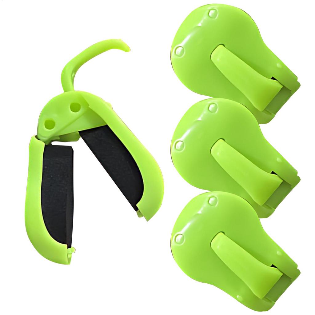 Fishing Rod Clips 4Pcs Quick-Attach Fishing Rod Clip Tool Free Hand Holder for 2-Piece Freshwater Rods Secure Grip Tackle