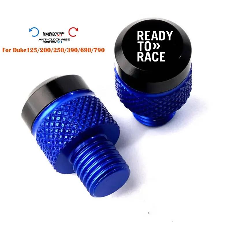 2pcs Motorcycle Mirror Hole Plug For KTM Ready To Race Duke 390 690 790 890 1190 Rc 1290 Adventure Screw Bolts Cover