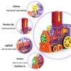 Electric Domino Train Toy: Automatic Card Dispensing for Kids