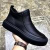 Herbst neue Herren Business Casual Lederschuhe Herren Retro weiches Leder gutes Leder Ärmelmund Lederschuhe