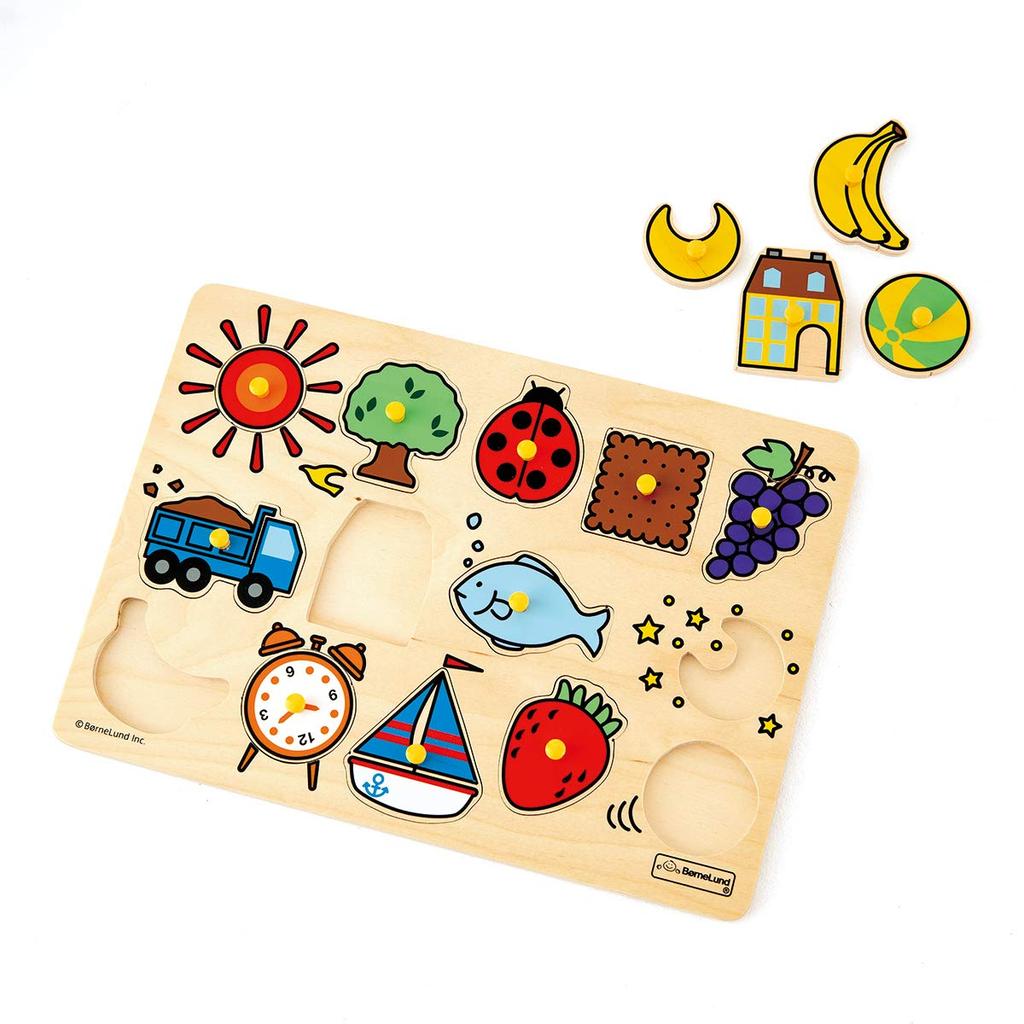 BorneLund Original Pickup Puzzle Variety [14 Pieces] Ages 2 and Up HY711910
