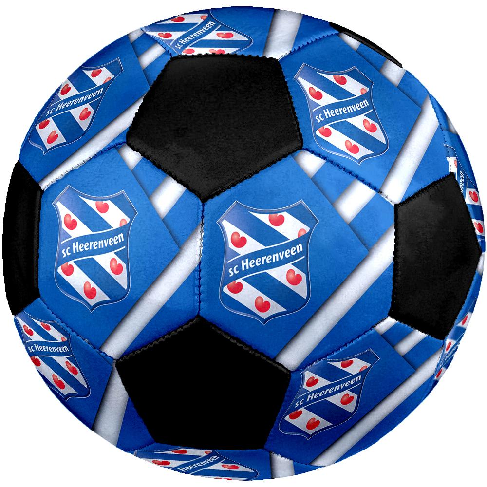 SIZE 5 SC Heerenveen Soccer Ball Colorful All Ages Machine Stitched PVC Competition Ready Durable High-Bounce
