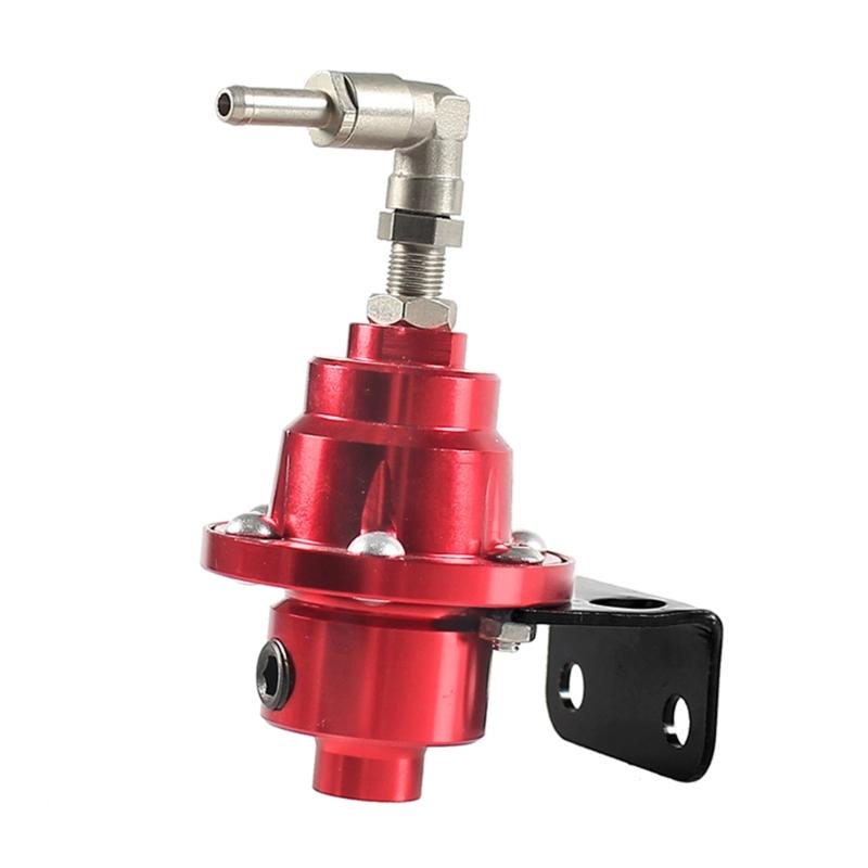 Adjustable Fuel Pressure Regulator with Gauge Kit 7Colors Aluminum Car Refitting Fuel Supercharger Universal