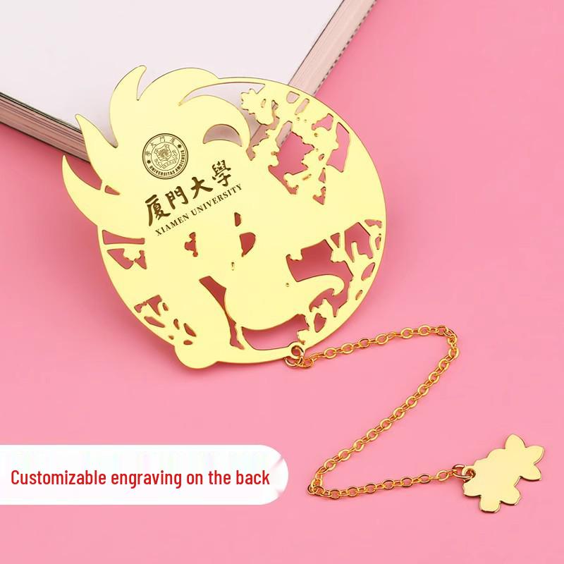 Ancient-Style Dunhuang Panda Metal Bookmark: Cultural Gift for Students, Teachers, and Museum Enthusiasts