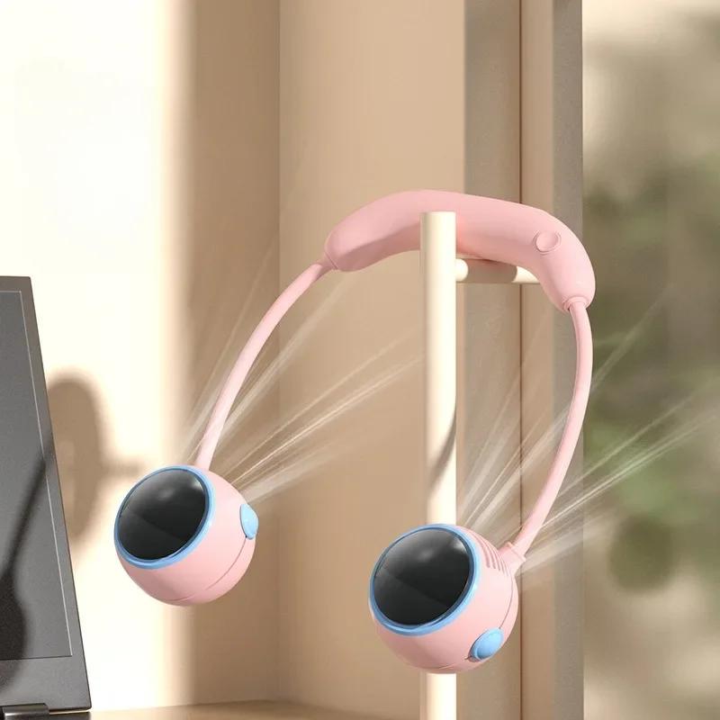 

Lazy Neck Bladeless Fan Mini Electric Fan Portable Outdoor Small Fan 2024 New USB Charging Portable